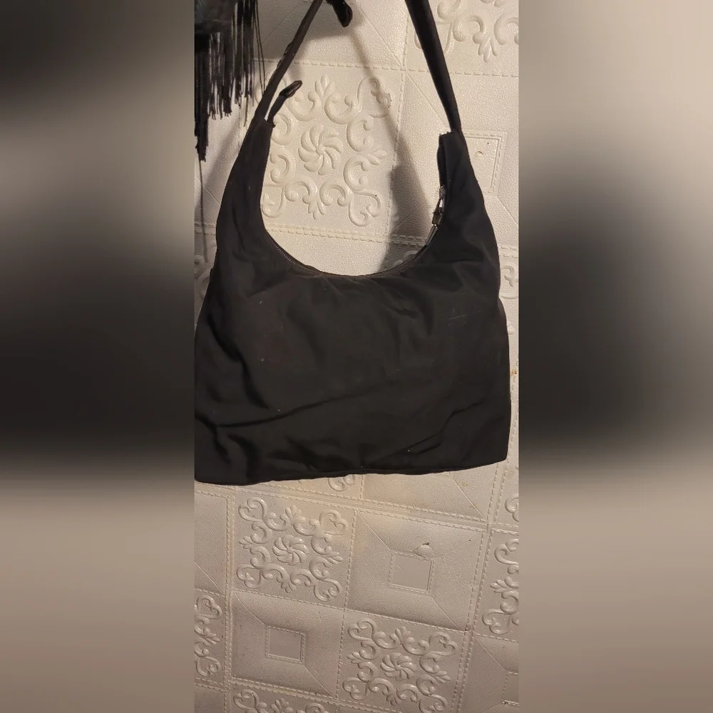 Gucci Black Hobo TOTE Bag By Tom Ford Vintage 2 Front Pockets Authentic Need Fix